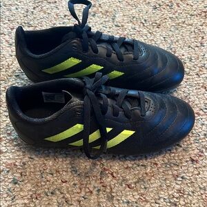 Adidas Black and Yellow Soccer Cleats